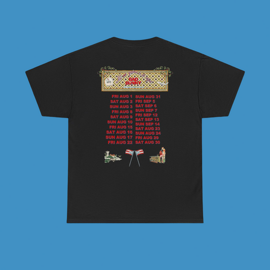 Bad Bunny  DTMF Black Concho Tour Dates T-Shirt | Bad Bunny Merch | Bad Bunny NFL Super Bowl Merch