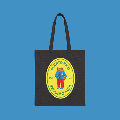 Bad Bunny  Concho Tour Dates Black Tote Bag| Bad Bunny Merch | Bad Bunny NFL Super Bowl Merch