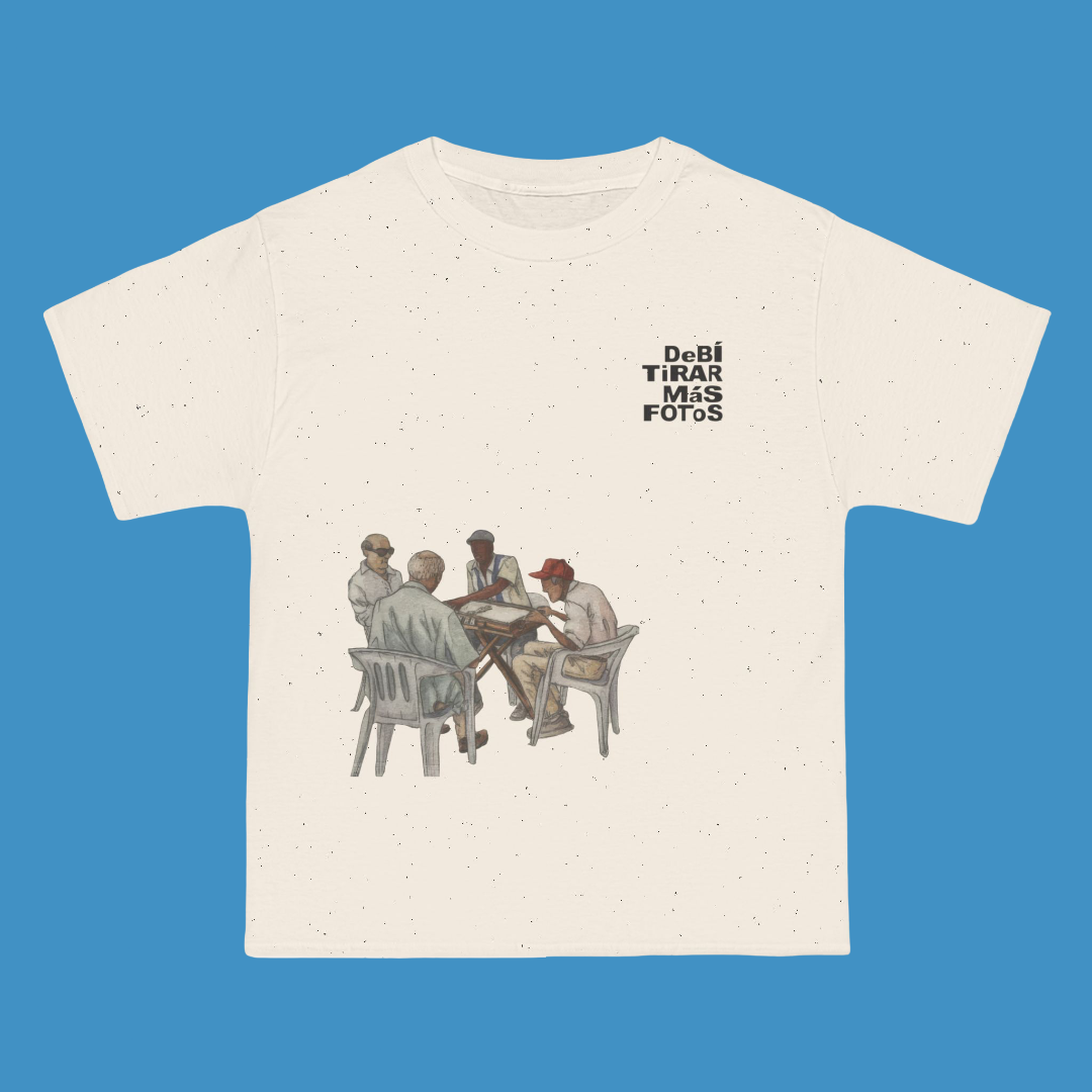 Bad Bunny  Cream Juego de Dominó T-Shirt | Bad Bunny Merch | Bad Bunny NFL Super Bowl Merch