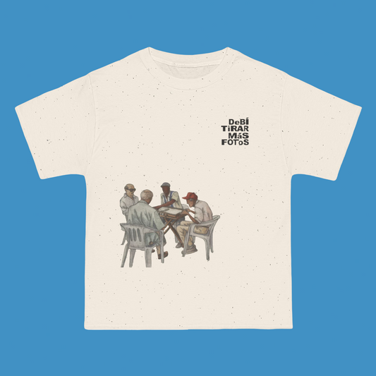 Bad Bunny  Cream Juego de Dominó T-Shirt | Bad Bunny Merch | Bad Bunny NFL Super Bowl Merch