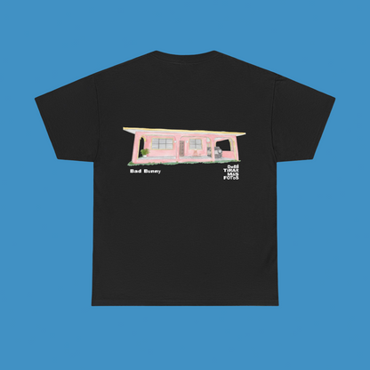 Bad Bunny  La Casita Black Tee | Bad Bunny Merch | Bad Bunny NFL Super Bowl Merch