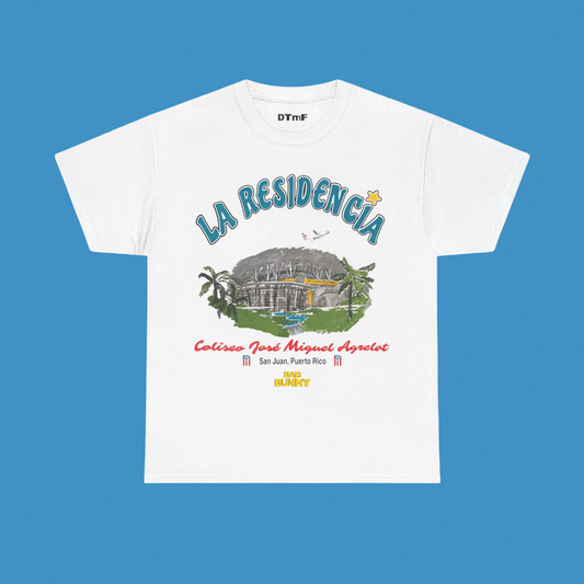 Bad Bunny La Residencia Tee | Bad Bunny Merch | Bad Bunny NFL Super Bowl Merch