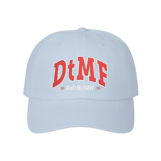 Bad Bunny Embroidered Red Cap| Bad Bunny Merch | Bad Bunny NFL Super Bowl Merch Bad Bunny Merch