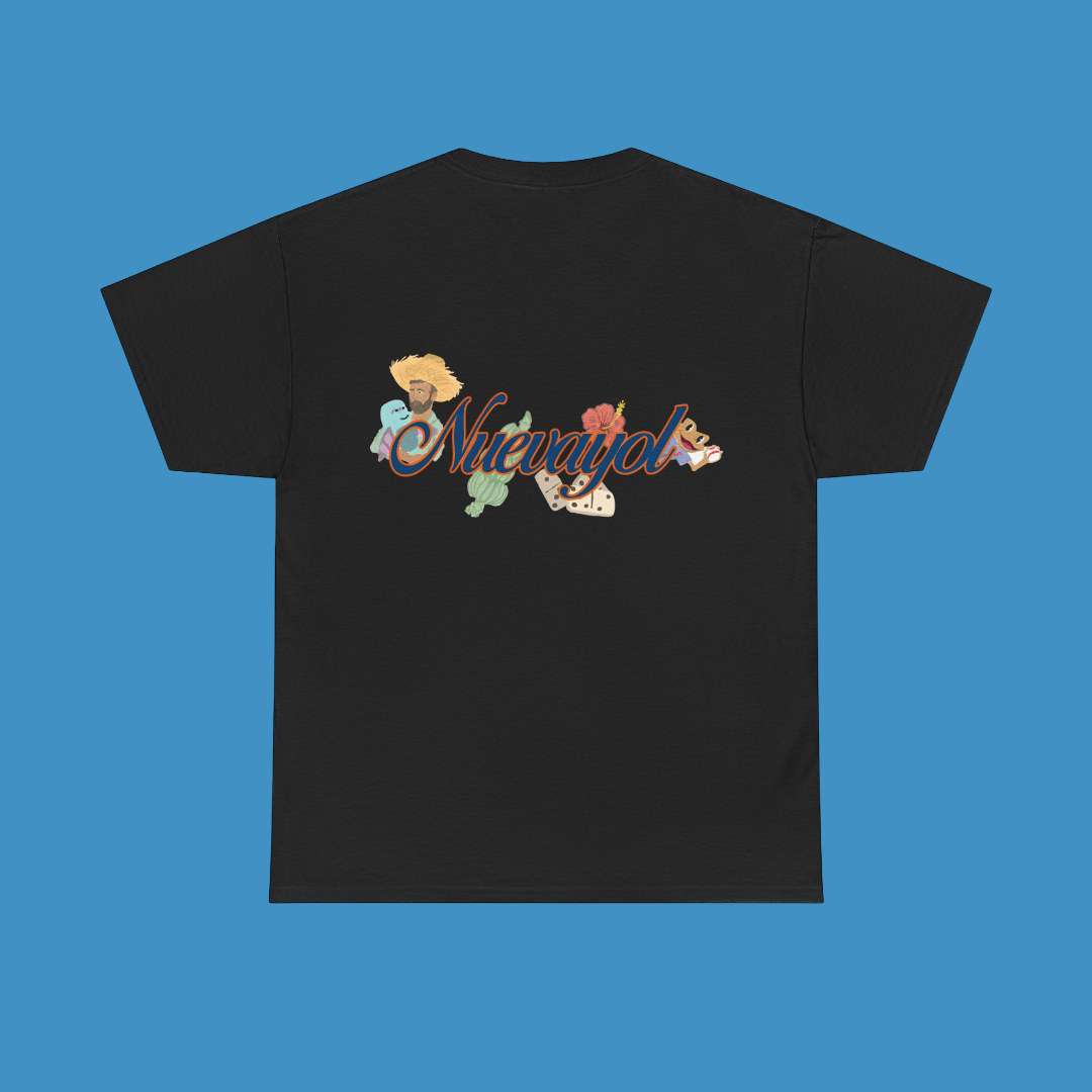 Bad Bunny Nuevayol Black Tee | Bad Bunny Merch | Bad Bunny NFL Super Bowl Merch