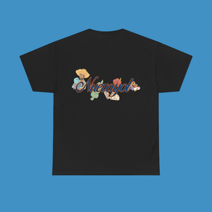 Bad Bunny Nuevayol Black Tee | Bad Bunny Merch | Bad Bunny NFL Super Bowl Merch