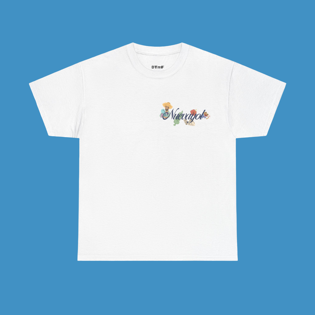 Bad Bunny Nuevayol White Tee | Bad Bunny Merch | Bad Bunny NFL Super Bowl Merch