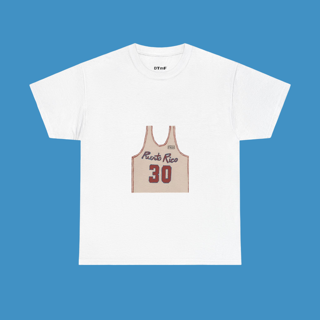 Bad Bunny Puerto Rico Jersey White Tee | Bad Bunny Merch | Bad Bunny NFL Super Bowl Merch
