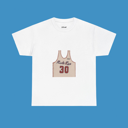 Bad Bunny Puerto Rico Jersey White Tee | Bad Bunny Merch | Bad Bunny NFL Super Bowl Merch
