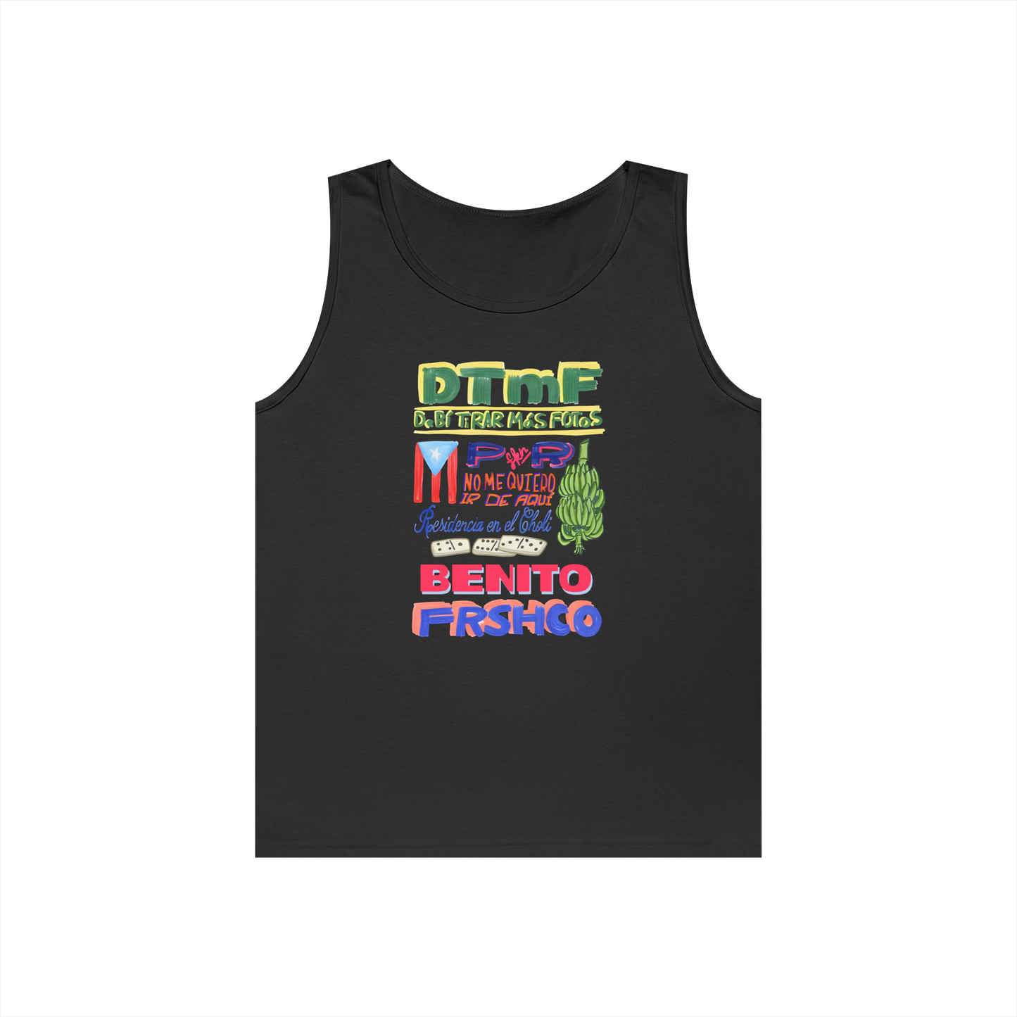 Bad Bunny Residencia Tank Top | Bad Bunny Merch | Bad Bunny NFL Super Bowl Merch
