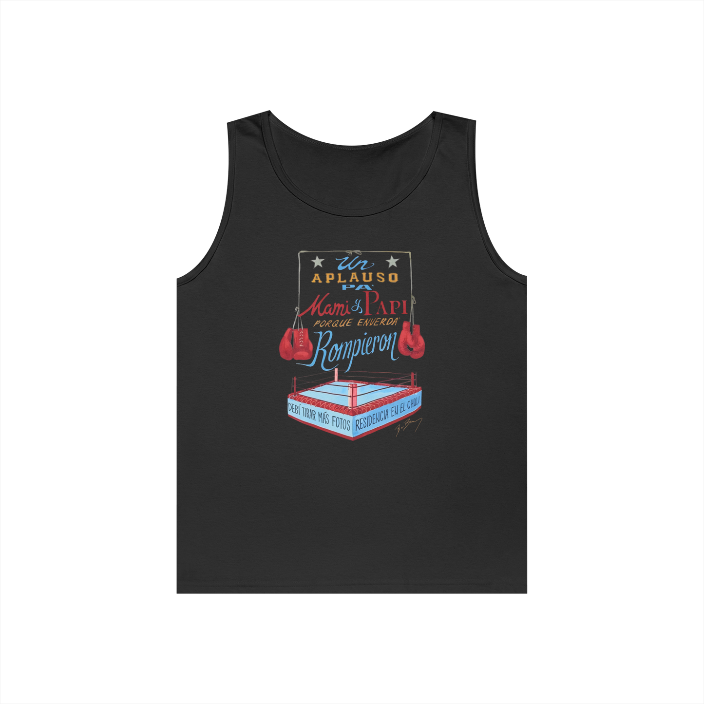 Bad Bunny Boxing Tank Top | Bad Bunny Merch | Bad Bunny NFL Super Bowl Merch