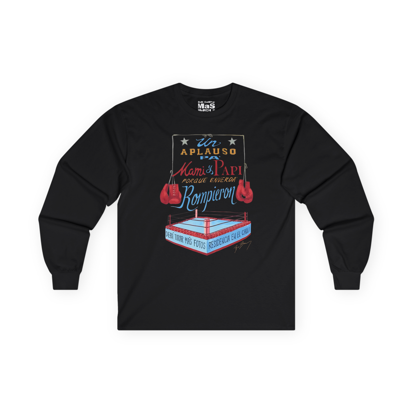 Bad Bunny Boxing Long   | Bad Bunny Merch | Bad Bunny NFL Super Bowl Merch