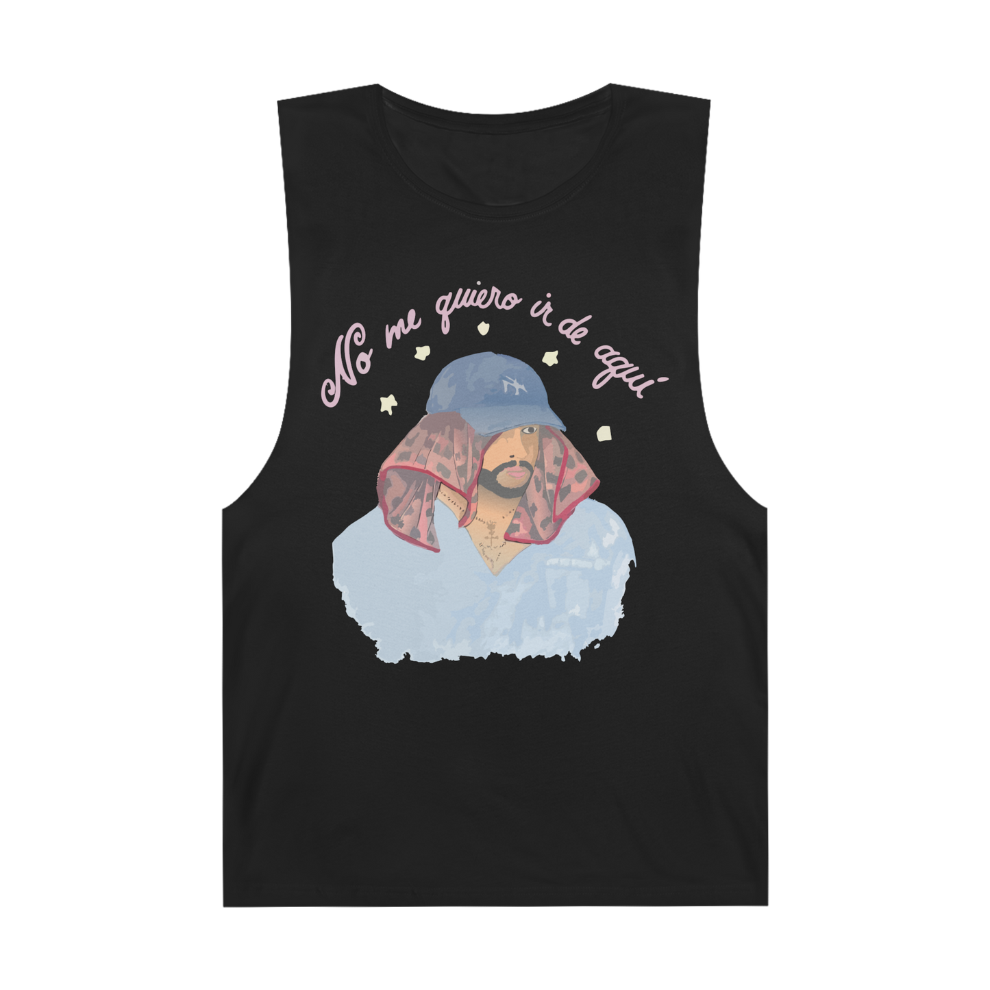 Bad Bunny No Me Quiero Ir Tank | Bad Bunny Merch | Bad Bunny NFL Super Bowl Merch