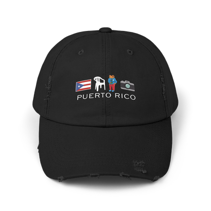Bad Bunny PR Distressed Cap | Bad Bunny Merch | Bad Bunny NFL Super Bowl Merch