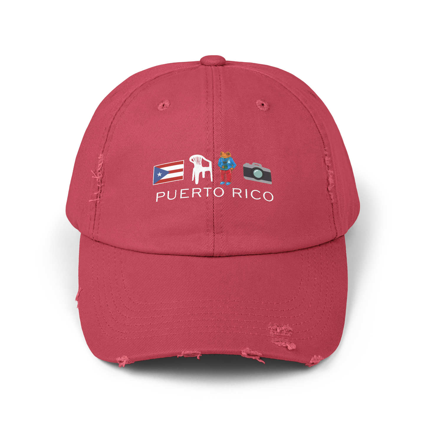 Bad Bunny PR Distressed Cap | Bad Bunny Merch | Bad Bunny NFL Super Bowl Merch