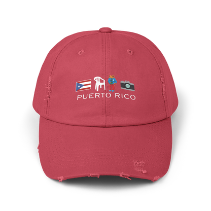 Bad Bunny PR Distressed Cap | Bad Bunny Merch | Bad Bunny NFL Super Bowl Merch