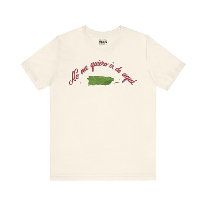 Bad Bunny No Me Quiero Ir Tee   | Bad Bunny Merch | Bad Bunny NFL Super Bowl Merch