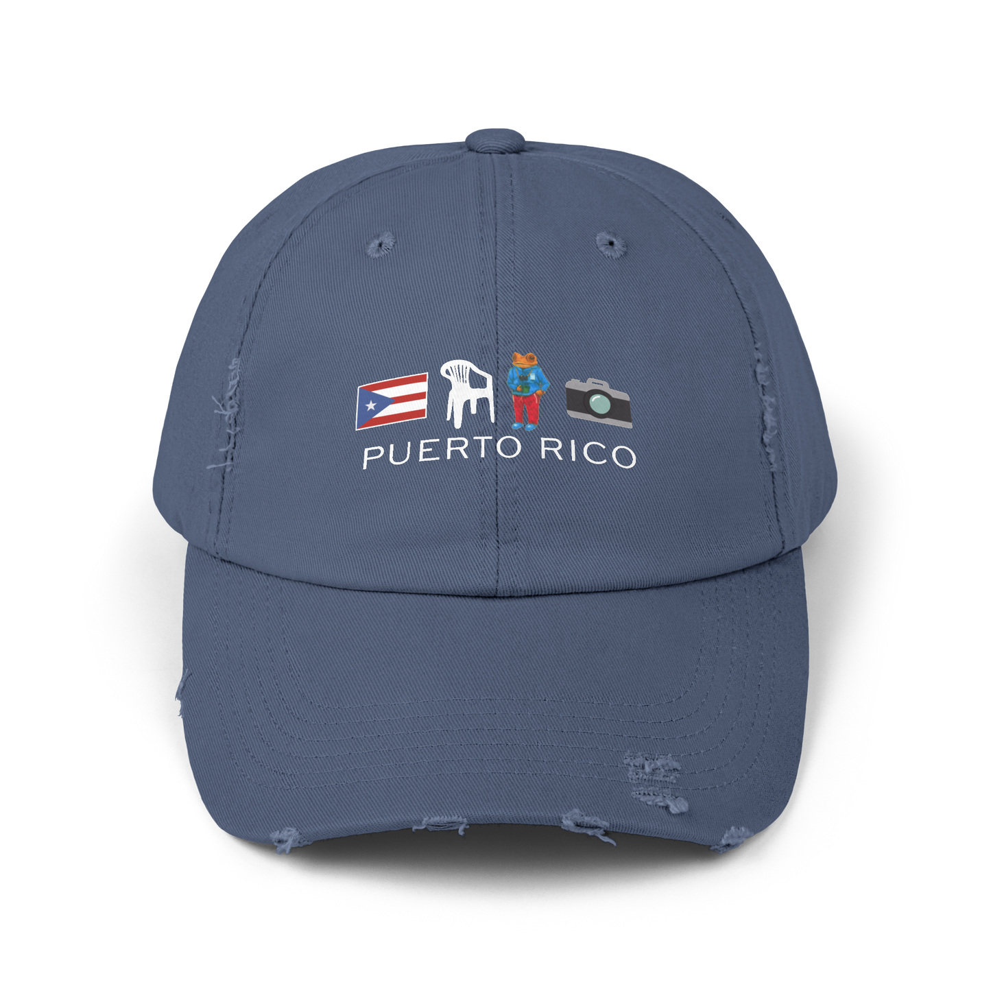 Bad Bunny PR Distressed Cap | Bad Bunny Merch | Bad Bunny NFL Super Bowl Merch