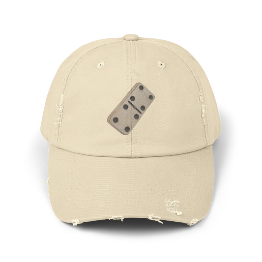 Bad Bunny Domino Distressed Cap | Bad Bunny NFL Super Bowl Merch