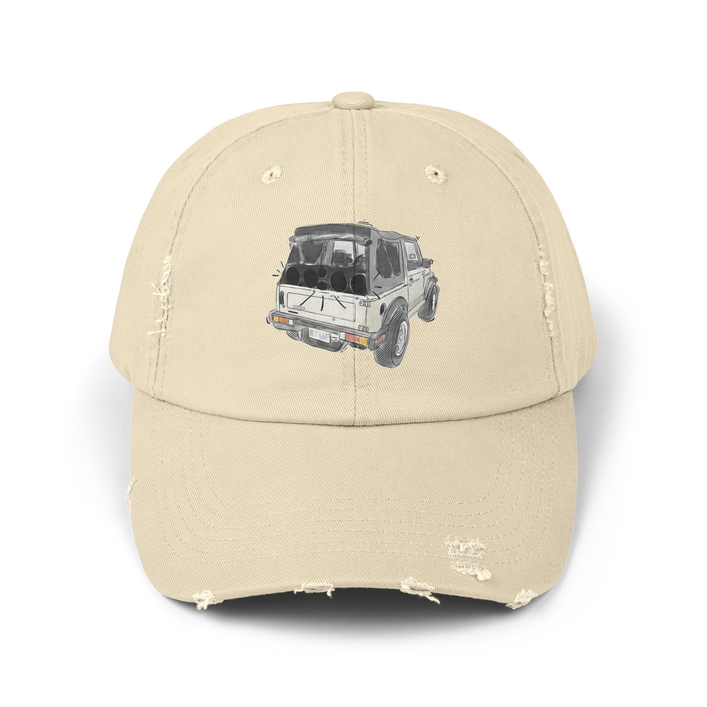 Bad Bunny Camioneta Distressed Cap | Bad Bunny Merch | Bad Bunny NFL Super Bowl Merch
