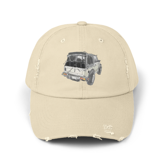 Bad Bunny Camioneta Distressed Cap | Bad Bunny Merch | Bad Bunny NFL Super Bowl Merch