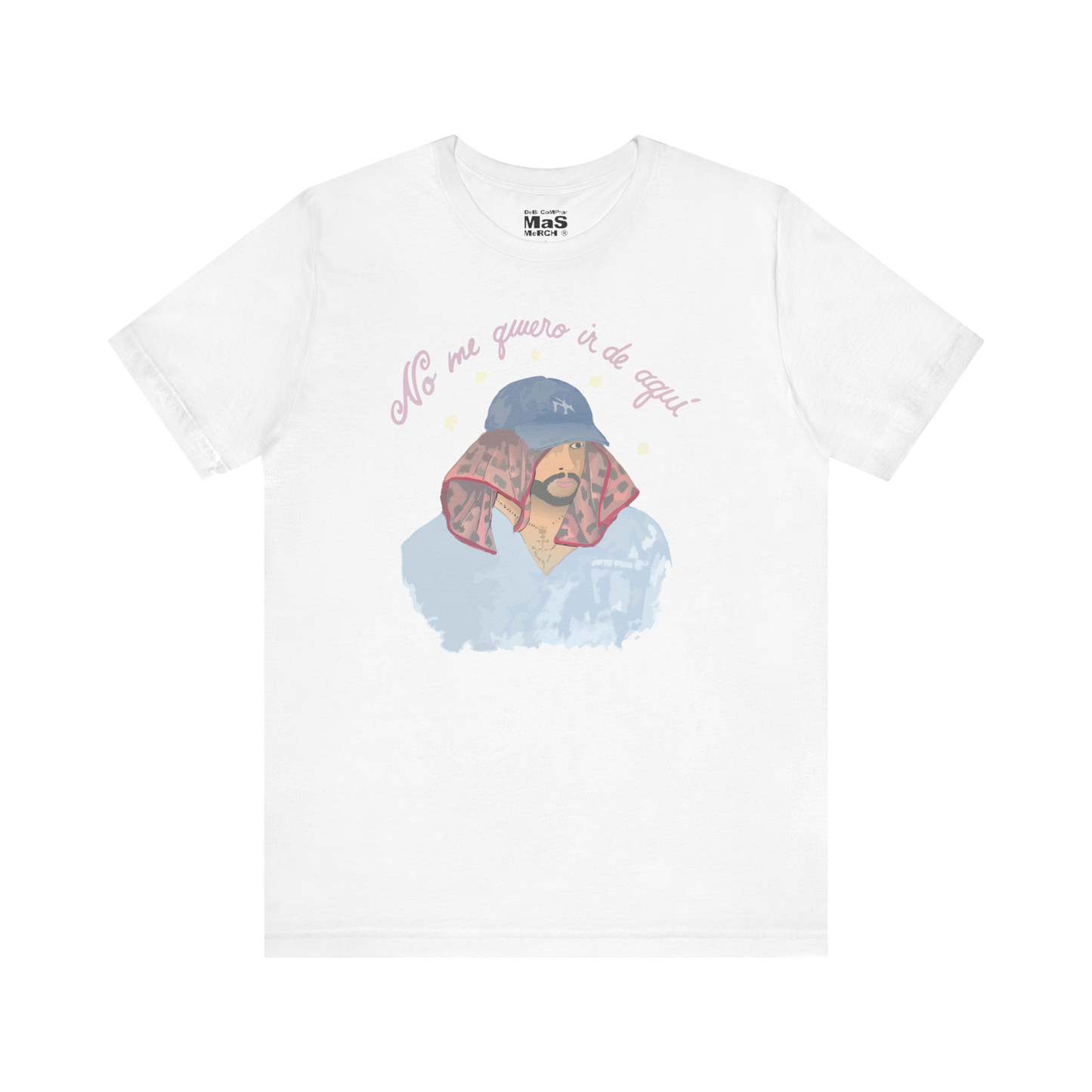 Bad Bunny No Me Quiero Ir Tee  | Bad Bunny Merch | Bad Bunny NFL Super Bowl Merch