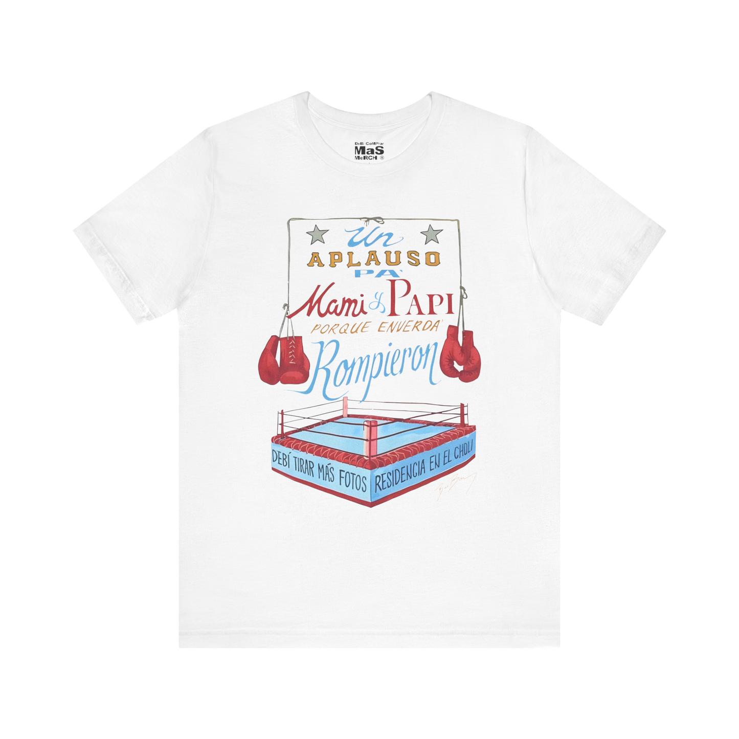 Bad Bunny Boxing Tee  | Bad Bunny Merch | Bad Bunny NFL Super Bowl Merch