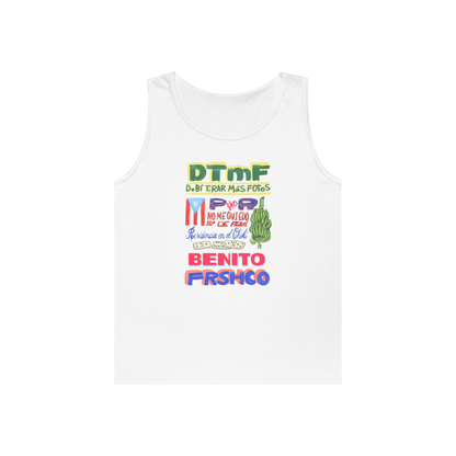 Bad Bunny Residencia Tank Top | Bad Bunny Merch | Bad Bunny NFL Super Bowl Merch