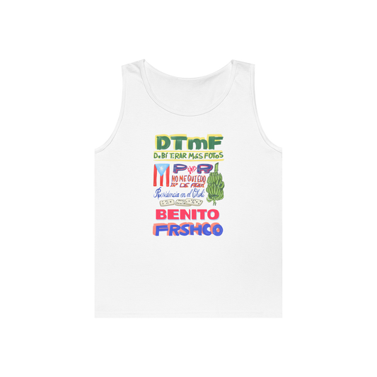 Bad Bunny Residencia Tank Top | Bad Bunny Merch | Bad Bunny NFL Super Bowl Merch