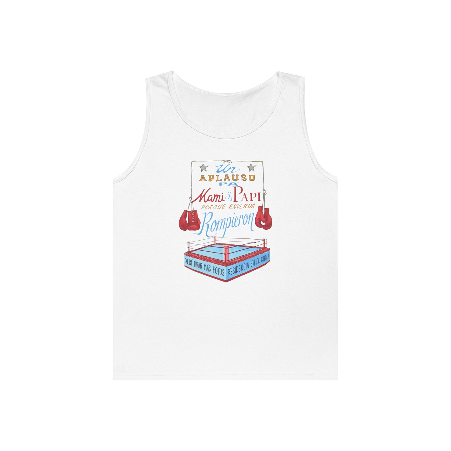 Bad Bunny Boxing Tank Top | Bad Bunny Merch | Bad Bunny NFL Super Bowl Merch