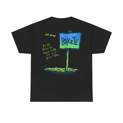 Bad Bunny  World Tour Signage Graphic Tee | Bad Bunny Merch | Bad Bunny NFL Super Bowl Merch