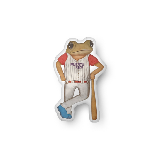Bad Bunny Concho Baseball Pillow| Bad Bunny Merch | Bad Bunny NFL Super Bowl Merch