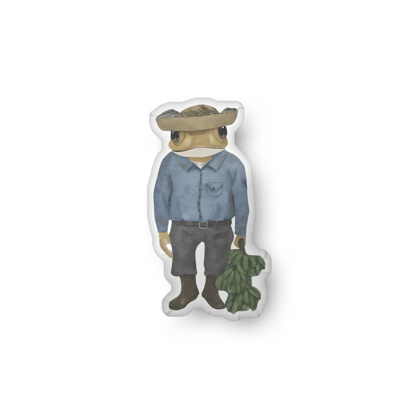 Bad Bunny Concho Green Banana Pillow| Bad Bunny Merch | Bad Bunny NFL Super Bowl Merch