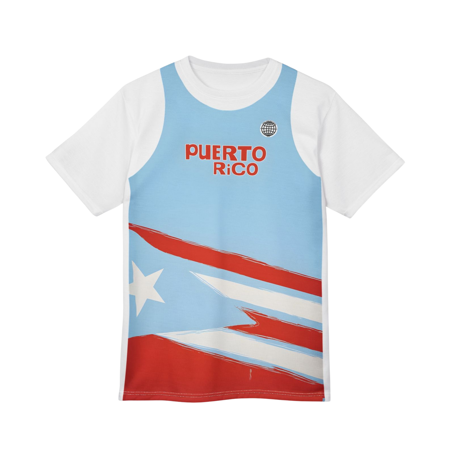 Bad Bunny PR Full Jersey Tee  | Bad Bunny Merch | Bad Bunny NFL Super Bowl Merch
